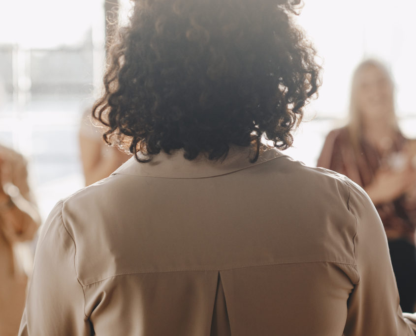 Businesspeople in a business conference